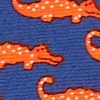 Royal Blue Silk Mini Alligators