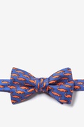 Mini Alligators Royal Blue Self-Tie Bow Tie Photo (0)