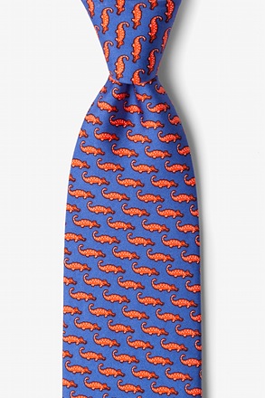 Mini Alligators Royal Blue Tie