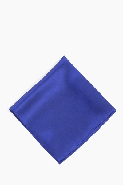 Royal Blue Silk Royal Blue Pocket Square