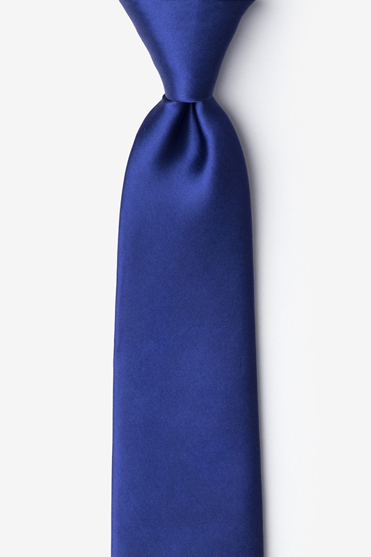 Royal Blue Silk Royal Blue Tie For Boys
