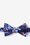 WATERBORNE SIX Royal Blue Self-Tie Bow Tie Photo (0)