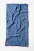 Royal Blue Contrast Stitch Scarf Photo (3)