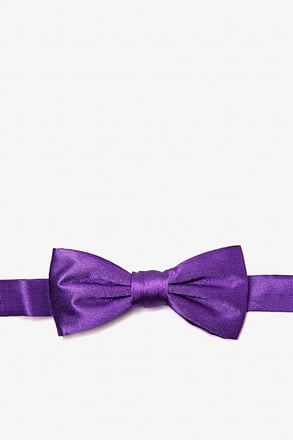 _Royal Purple Bow Tie For Boys_