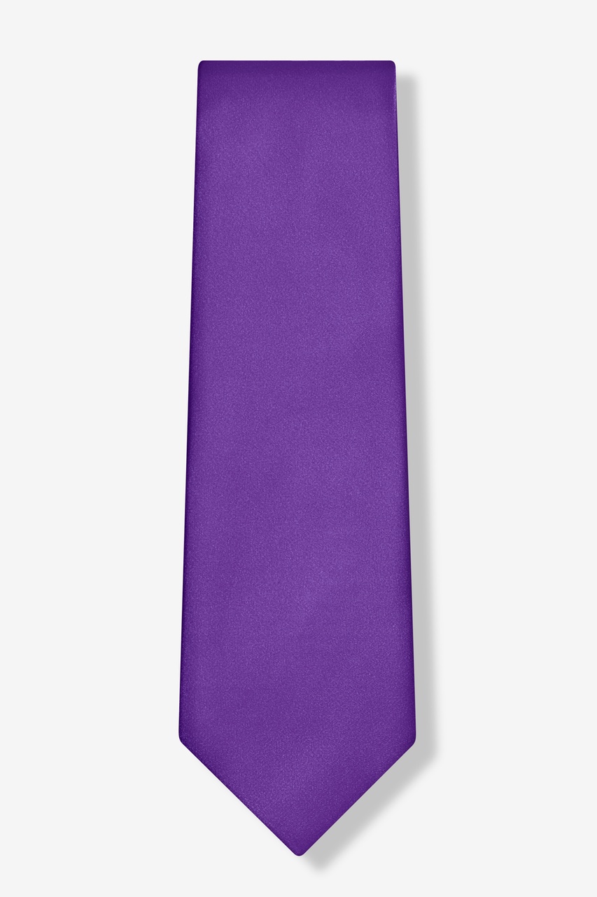 Royal Purple Silk Extra Long Tie | Ties.com