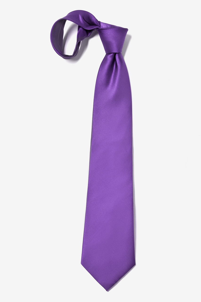 Royal Purple Extra Long Tie Photo (4)