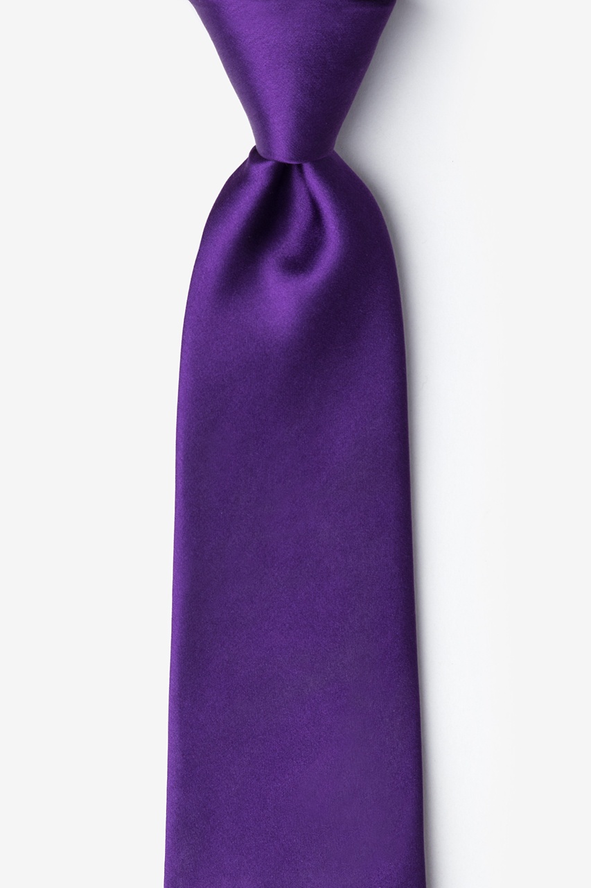 Royal Purple Extra Long Tie Photo (0)
