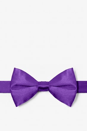 _Royal Purple Pre-Tied Bow Tie_