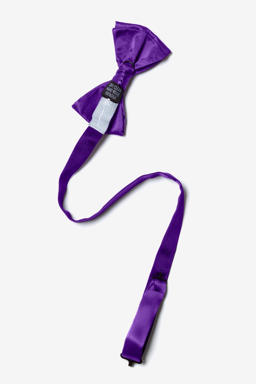 Royal Purple Pre-Tied Bow Tie Photo (1)