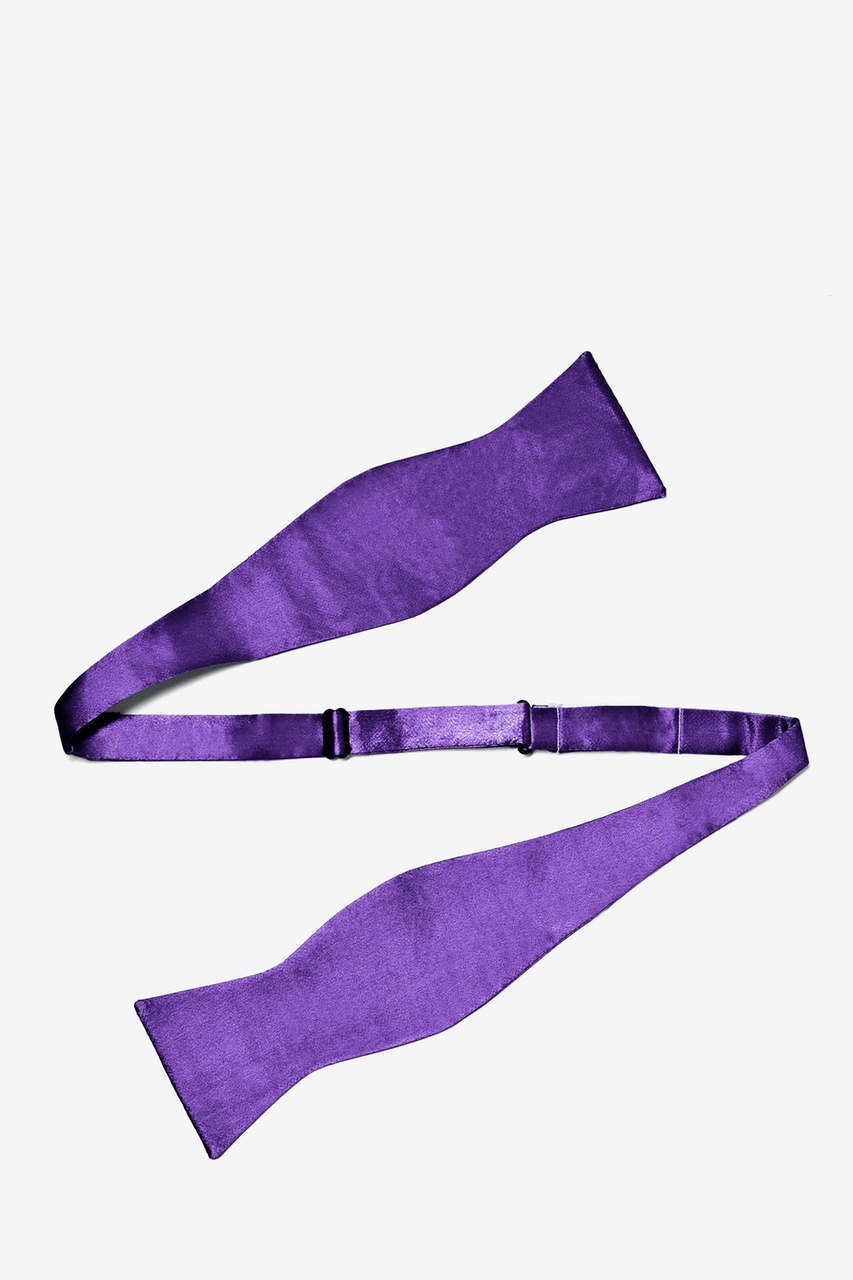 Royal Purple Self-Tie Bow Tie Photo (1)