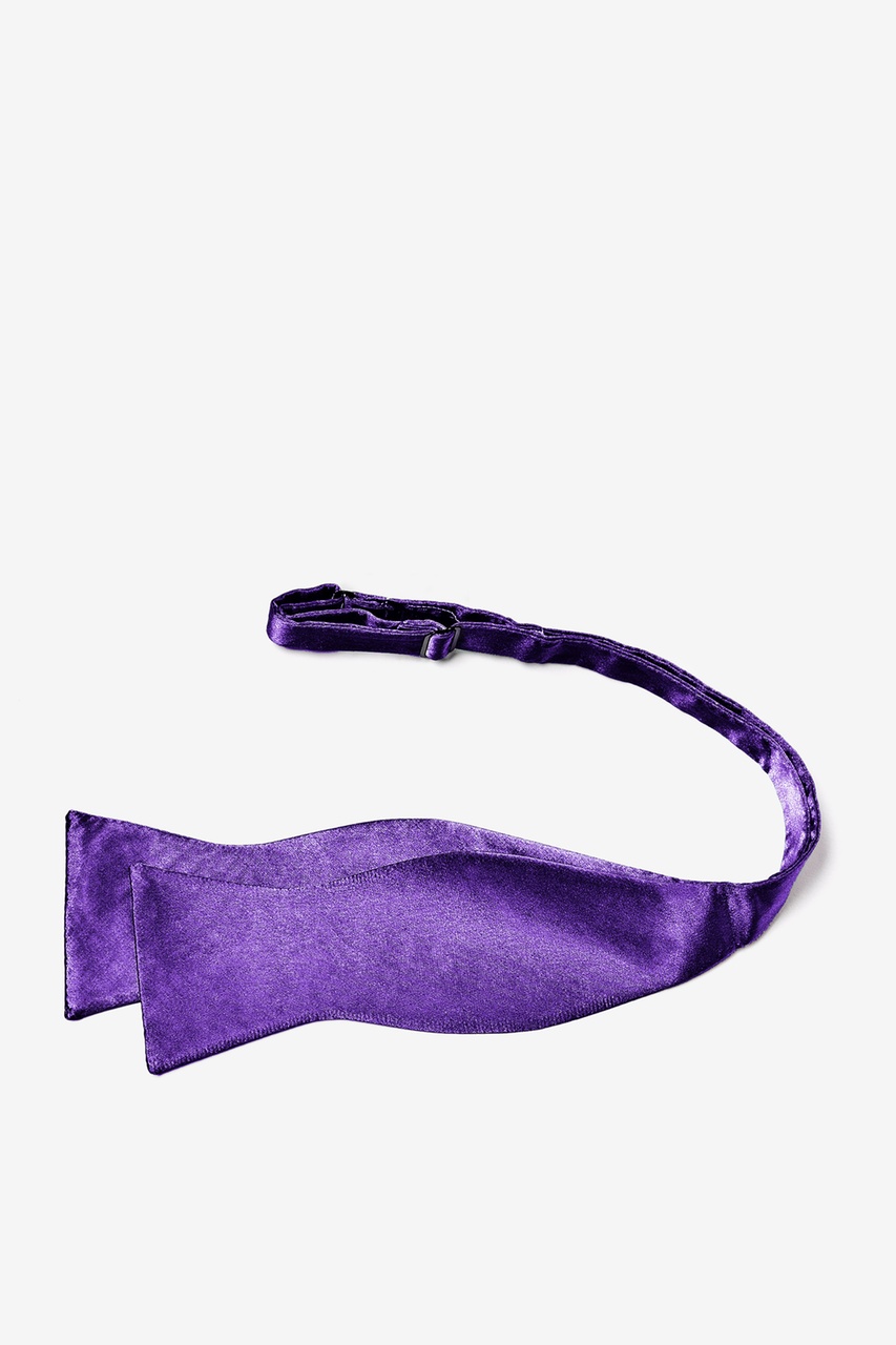 Royal Purple Self-Tie Bow Tie Photo (2)