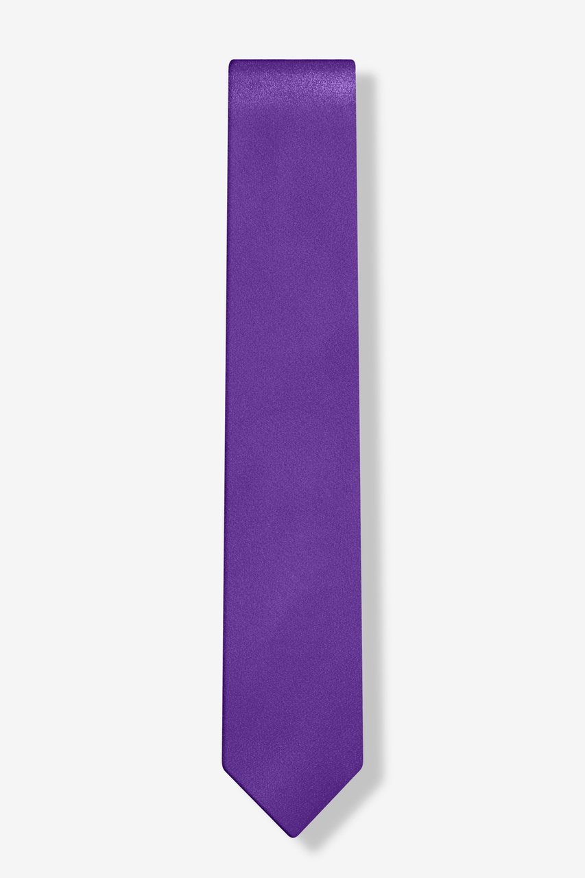 Royal Purple Skinny Tie Photo (1)