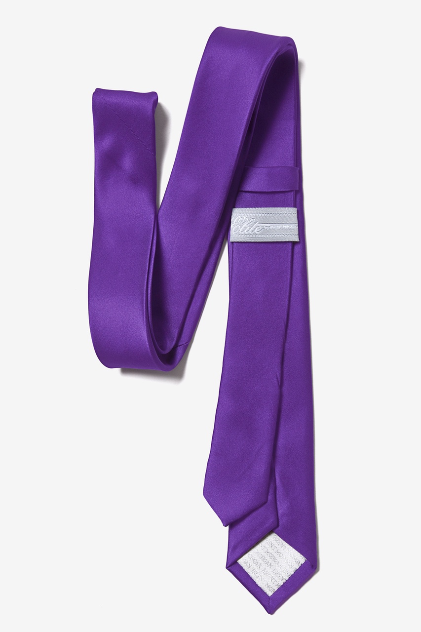 Royal Purple Skinny Tie Photo (3)