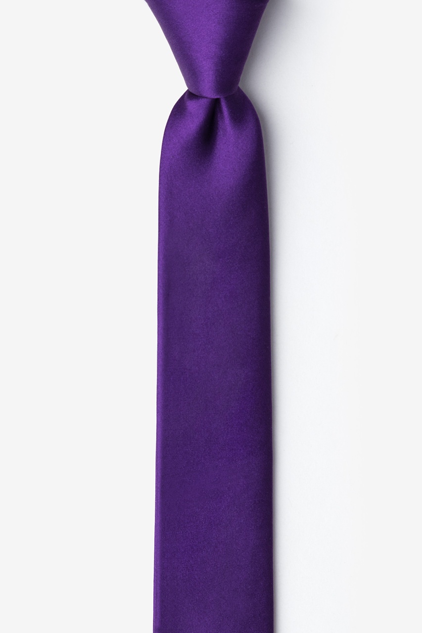 Royal Purple Skinny Tie Photo (0)