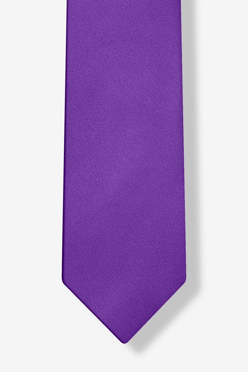 Royal Purple Tie For Boys Photo (3)
