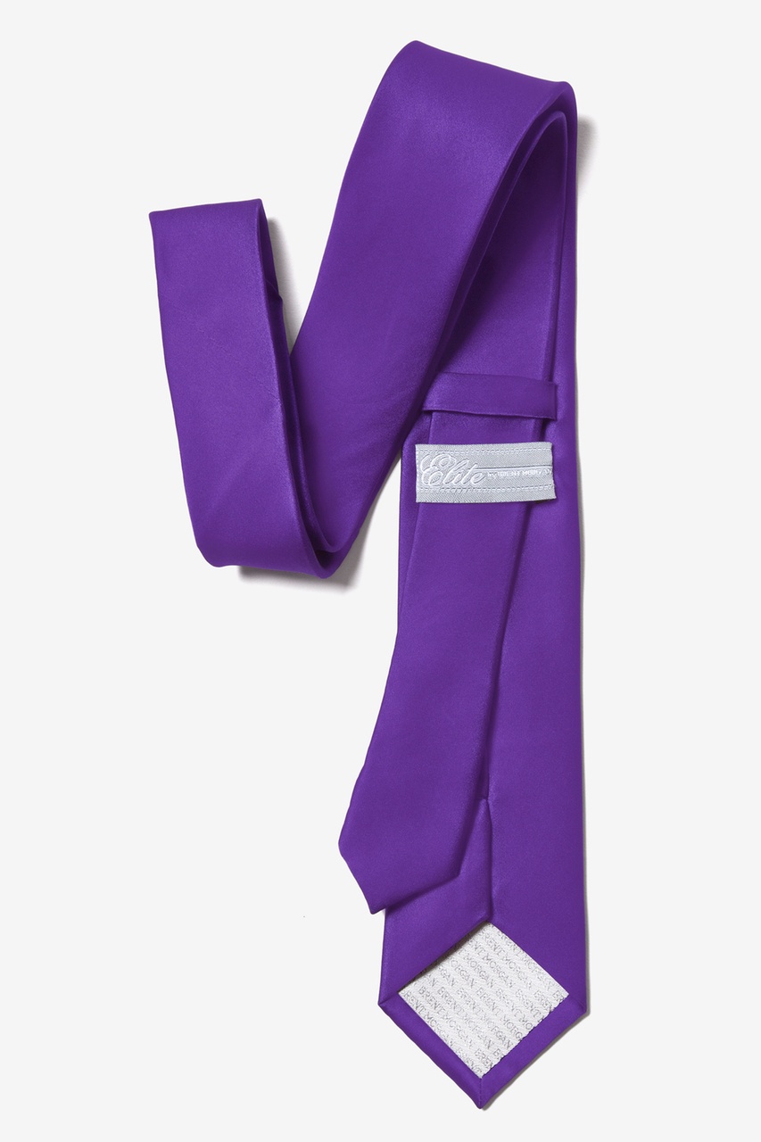 Royal Purple Tie For Boys Photo (2)