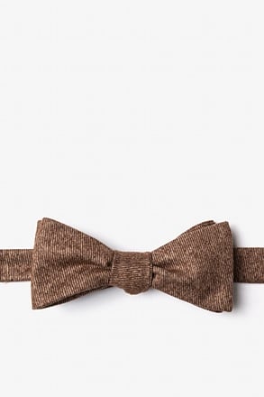 Yuma Rust Skinny Bow Tie