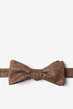 _Yuma Rust Skinny Bow Tie_