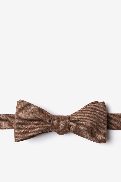 Rust Cotton Yuma Skinny Bow Tie
