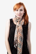 Sage Plaid Pashmina Scarf Photo (0)