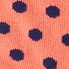Salmon Carded Cotton Power Dots
