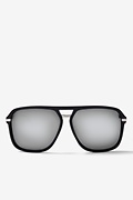 Silver Denver Double Bridge Aviator Sunglasses Photo (0)