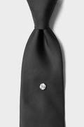 3 Ct Cubic Zirconia Silver Tie Tack Photo (2)