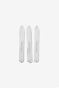 3 Pack 2.5" Silver Collar Stays Photo (0)