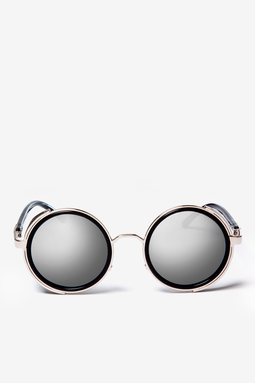 50's Steampunk Silver Revo Mirror Sunglasses Photo (0)