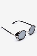 50's Steampunk Silver Revo Mirror Sunglasses Photo (1)