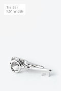 Antique Key Silver Tie Bar Photo (0)