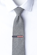 Bars & Stars Silver Tie Bar Photo (1)