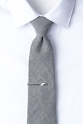 Bucky Silver Tie Bar Photo (2)