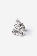 Buddha Silver Lapel Pin Photo (0)