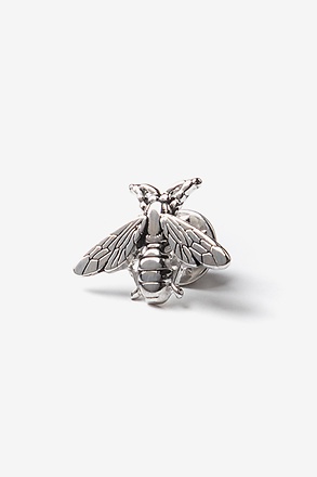 Bumblebee Silver Lapel Pin