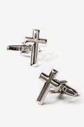 Cross SIlver Silver Cufflinks Photo (0)