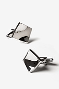 Curved Silver Cufflinks Photo (0)