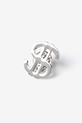 Dollar Sign Silver Lapel Pin Photo (0)