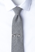 Eyeglasses Silver Tie Bar Photo (3)