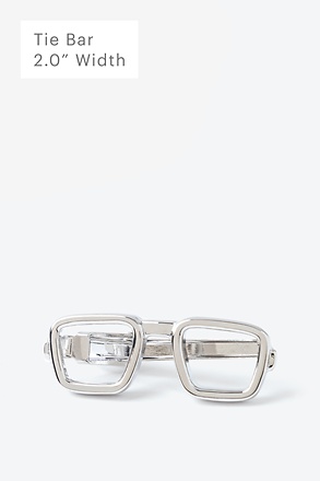 _Eyeglasses Silver Tie Bar_