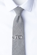 Eyeglasses Silver Tie Bar Photo (1)