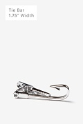 Fish Hook Silver Tie Bar Photo (0)