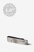 Flynn Clamshell Silver Tie Bar Photo (0)