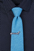 Long Weiner Dog Silver Tie Bar Photo (2)