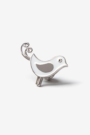 Partridge Silver Lapel Pin