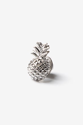 _Pineapple Silver Lapel Pin_