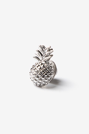 Pineapple Silver Lapel Pin