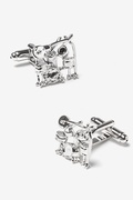 Rock Band Silver Cufflinks Photo (0)