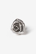 Rose Silver Lapel Pin Photo (0)