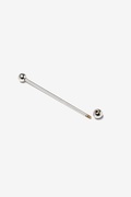 Round Eyelet Safety Pin Silver Eyelet Pin Photo (1)